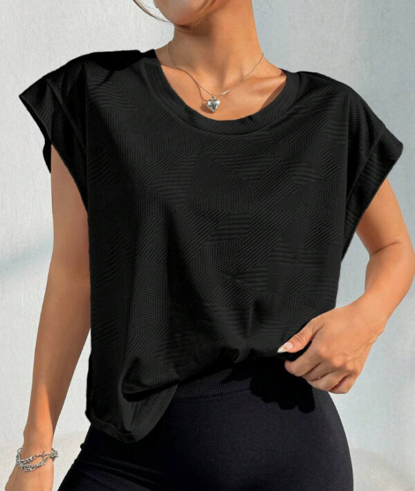 Remera Active Breeze – Espalda Cruzada - Negra