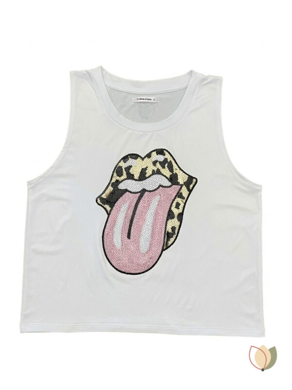 Musculosa Rolling Glam