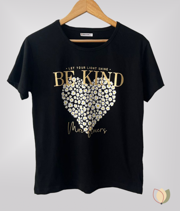 Remera Be Kind – Algodón Peinado